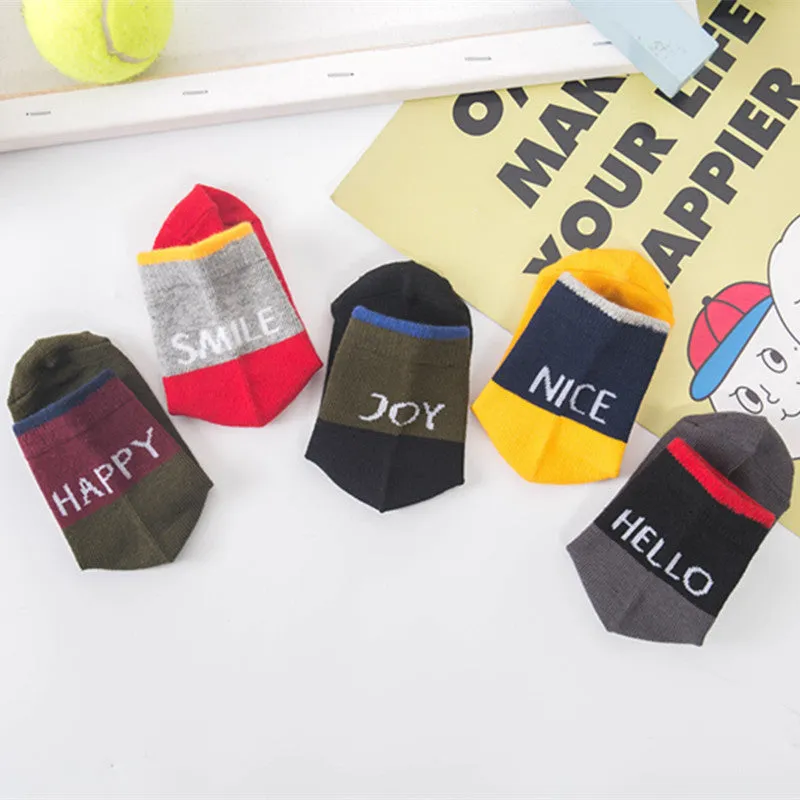 5 Pairs Baby Socks Stars, Stripes and Animal Designs