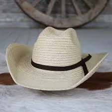 Alamo Infant Baby Palm Leaf Cowboy Hat
