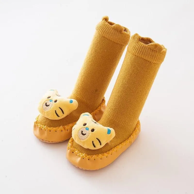 Angelodini™ Thick Baby Shoe Socks with Cartoon Animals