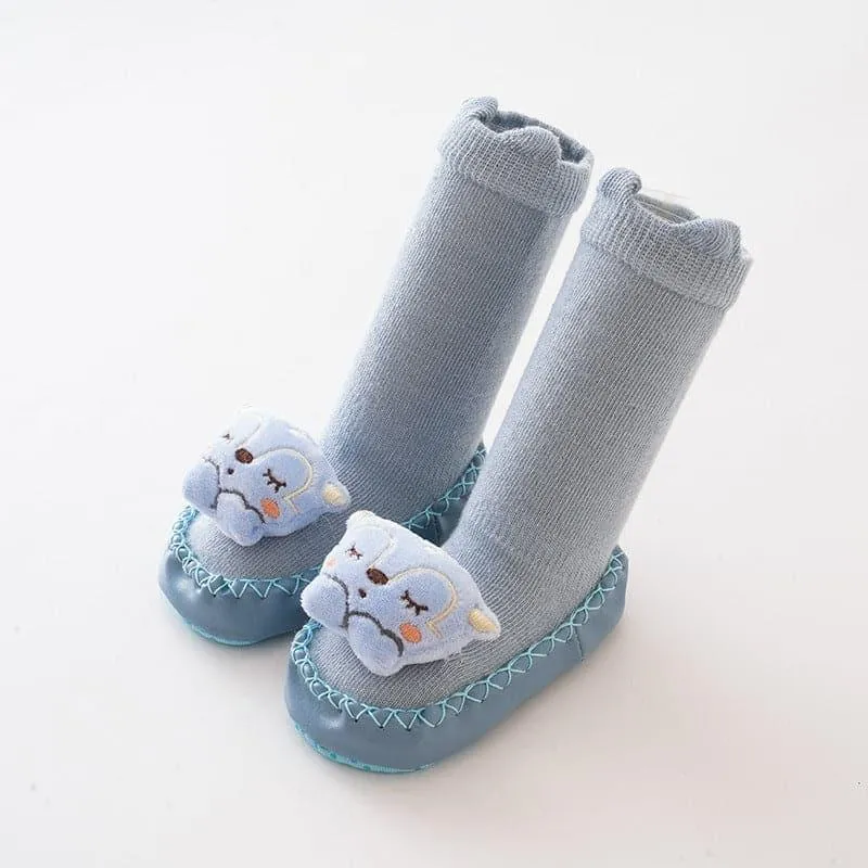 Angelodini™ Thick Baby Shoe Socks with Cartoon Animals