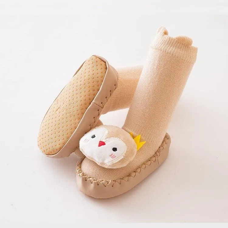 Angelodini™ Thick Baby Shoe Socks with Cartoon Animals