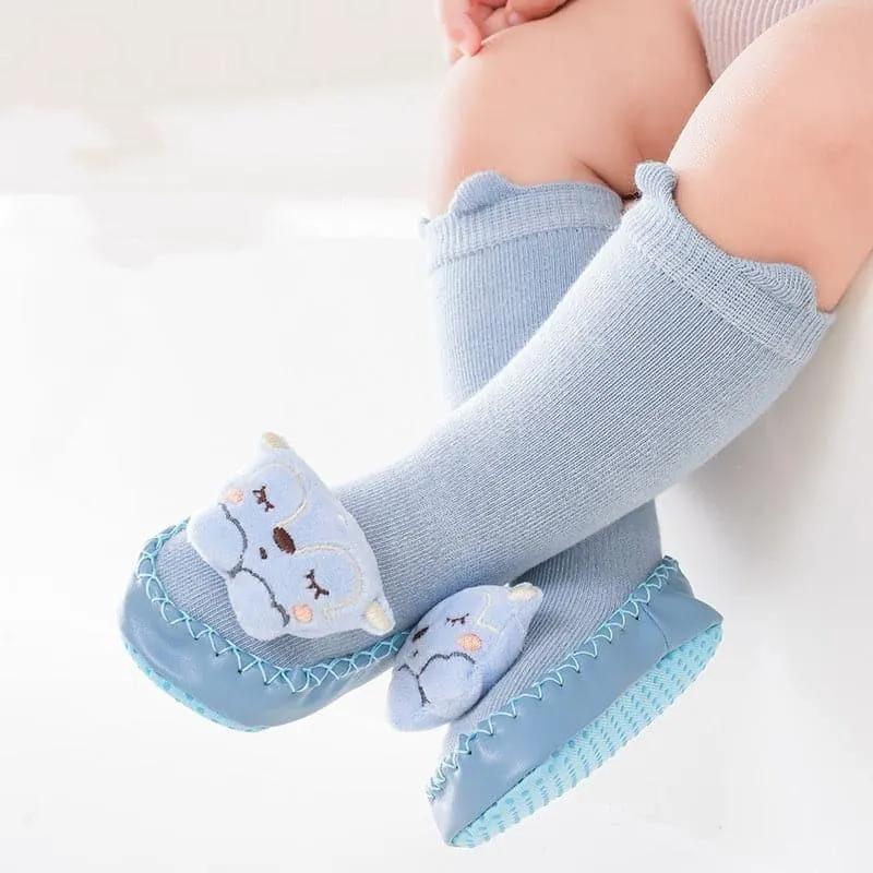 Angelodini™ Thick Baby Shoe Socks with Cartoon Animals
