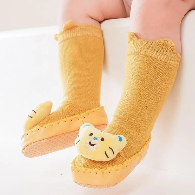 Angelodini™ Thick Baby Shoe Socks with Cartoon Animals