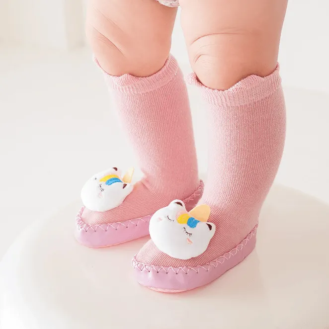 Angelodini™ Thick Baby Shoe Socks with Cartoon Animals