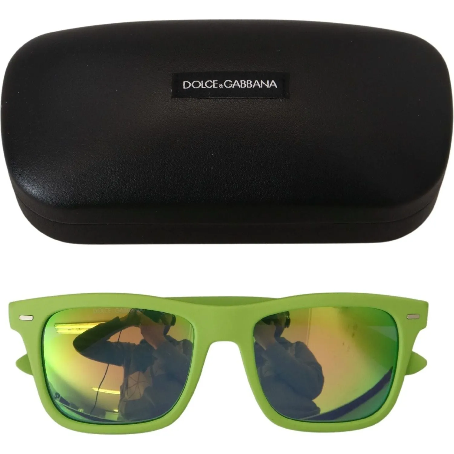 Dolce & Gabbana Acid Green Chic Full Rim Sunglasses