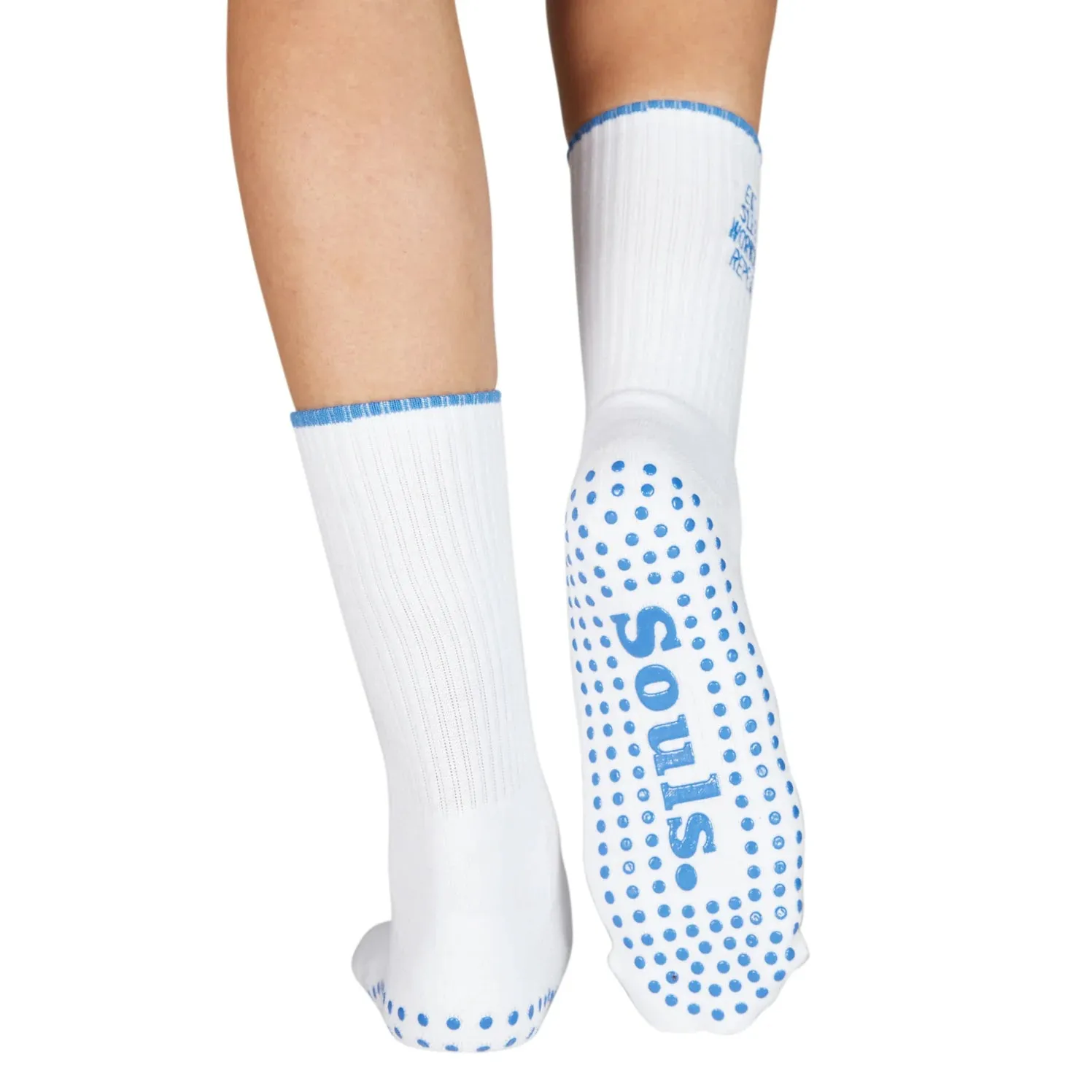 Eat Sleep Workout Repeat - Crew Grip Sock (Barre / Pilates)