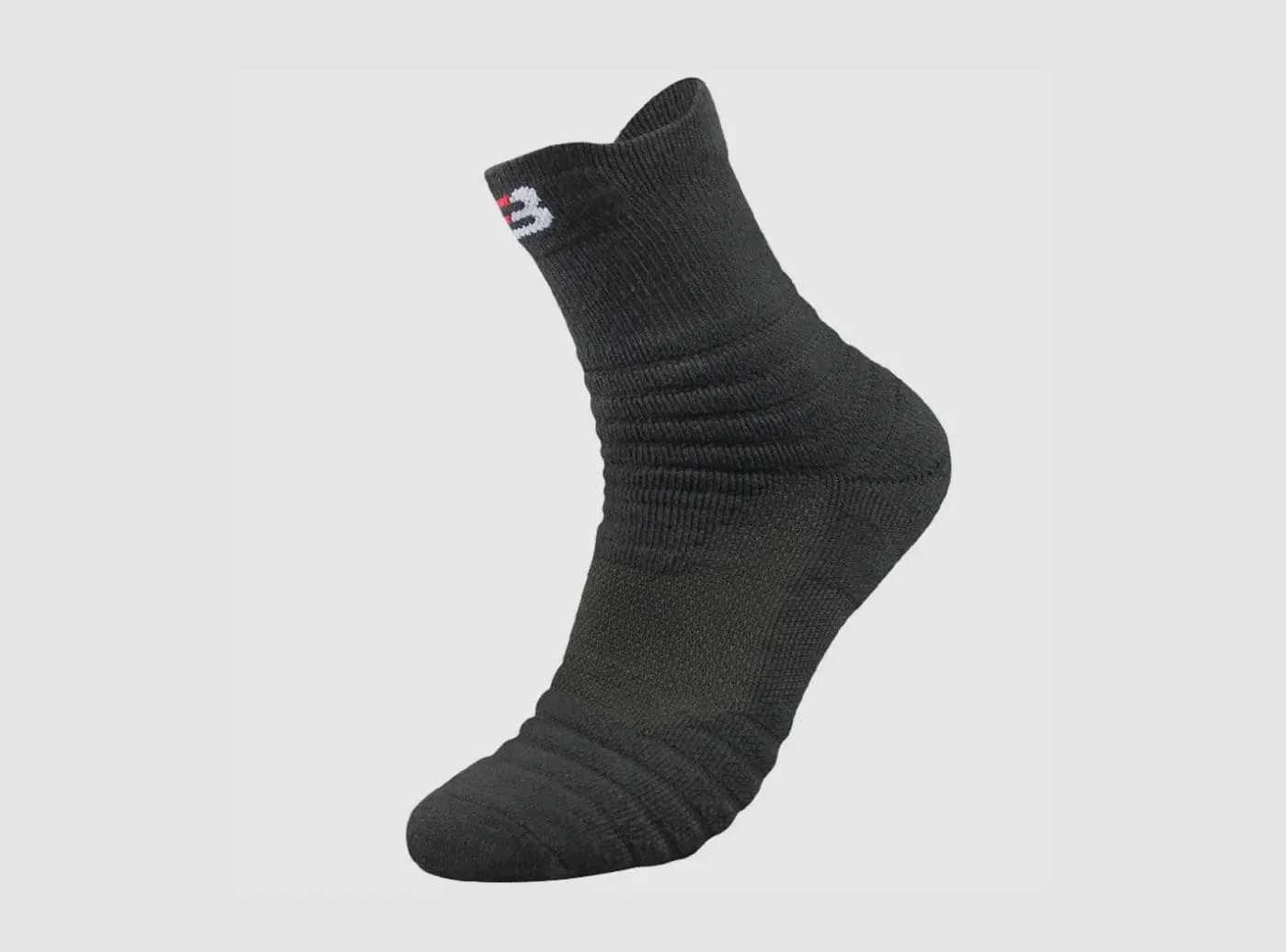 FitVille Men's PowerStride Quarter Socks  5-Pair Bundle