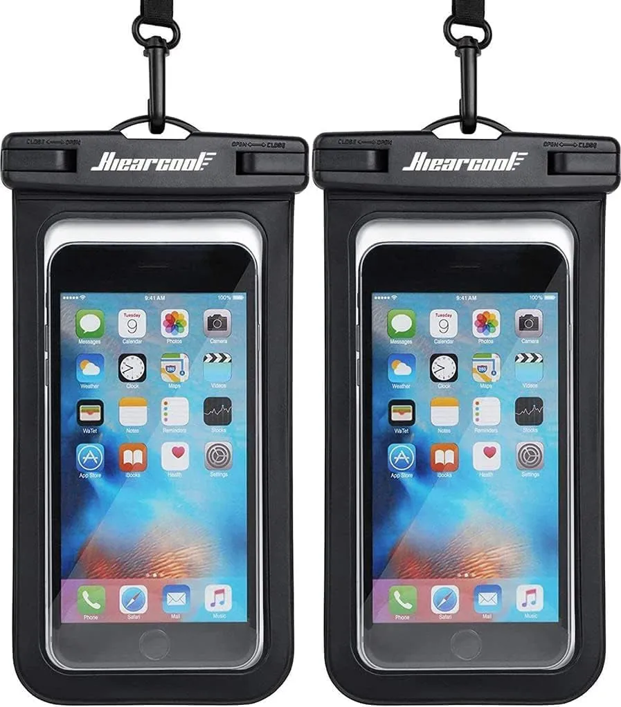 Hiearcool Waterproof Phone Pouch – IPX8 Rated, Touchscreen Friendly