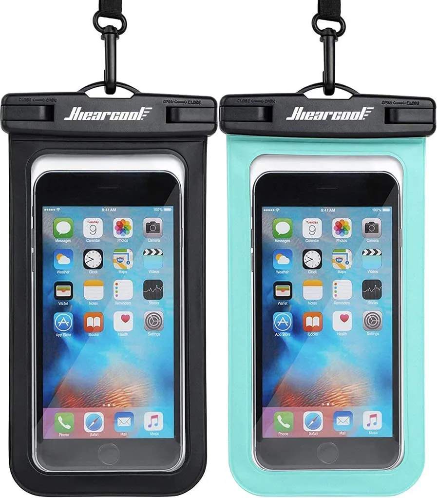Hiearcool Waterproof Phone Pouch – IPX8 Rated, Touchscreen Friendly