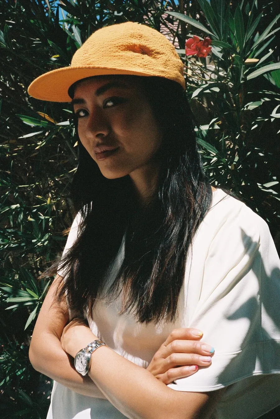 Lite Year Six Panel Seersucker Cap - Gold