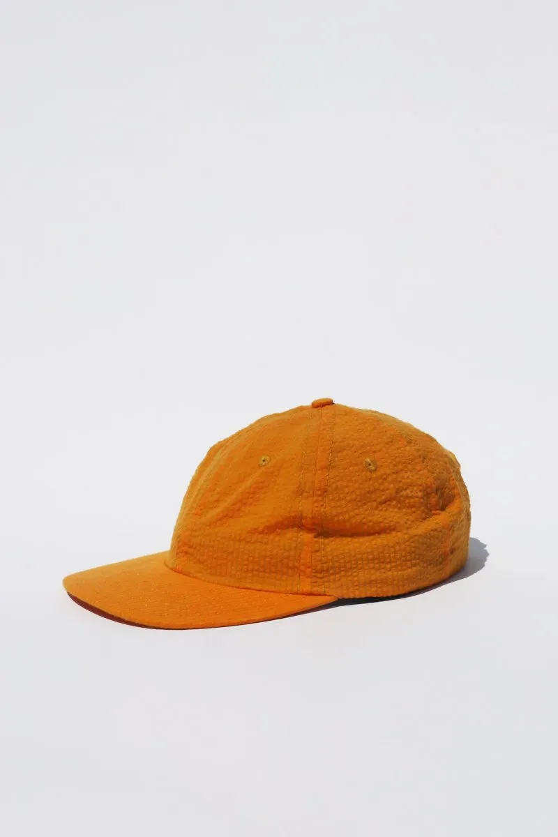 Lite Year Six Panel Seersucker Cap - Gold