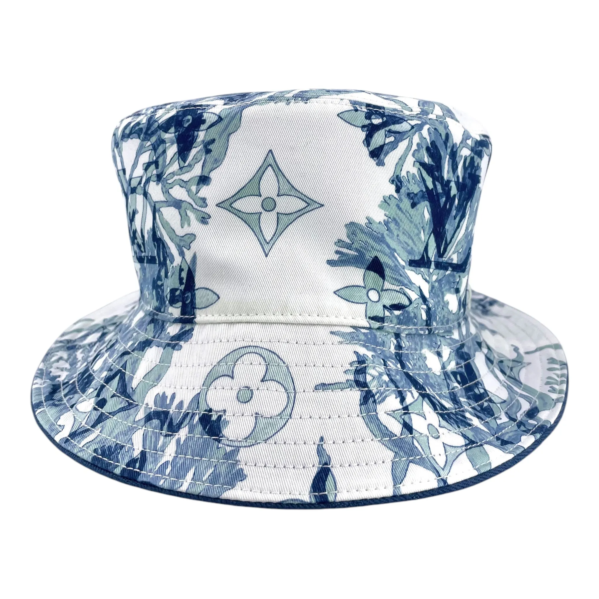 Louis Vuitton Play Monogram Bucket Hat Aquagarden Pre-Owned