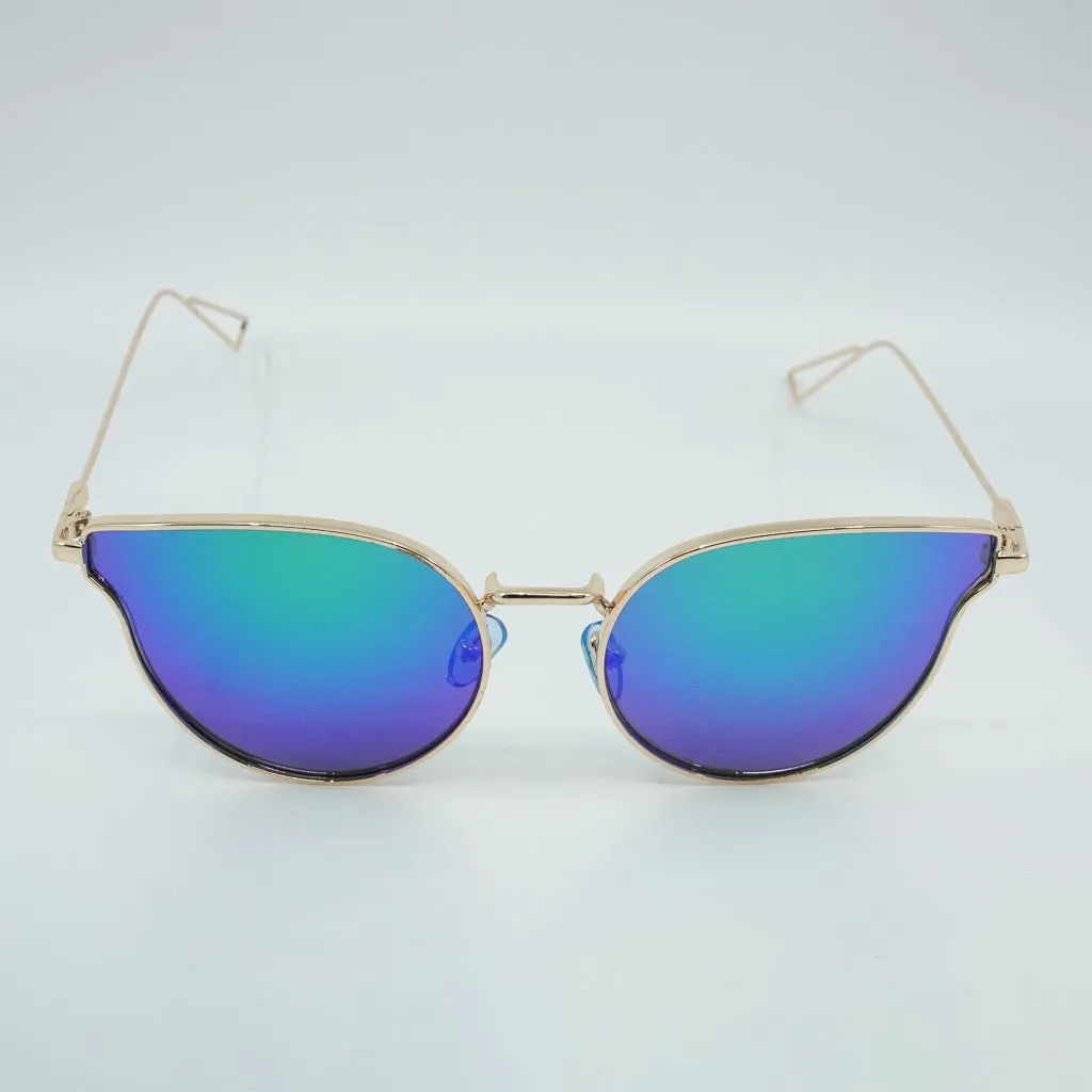 Maxwell Sexy Wayfarer Mirror Sunglasses