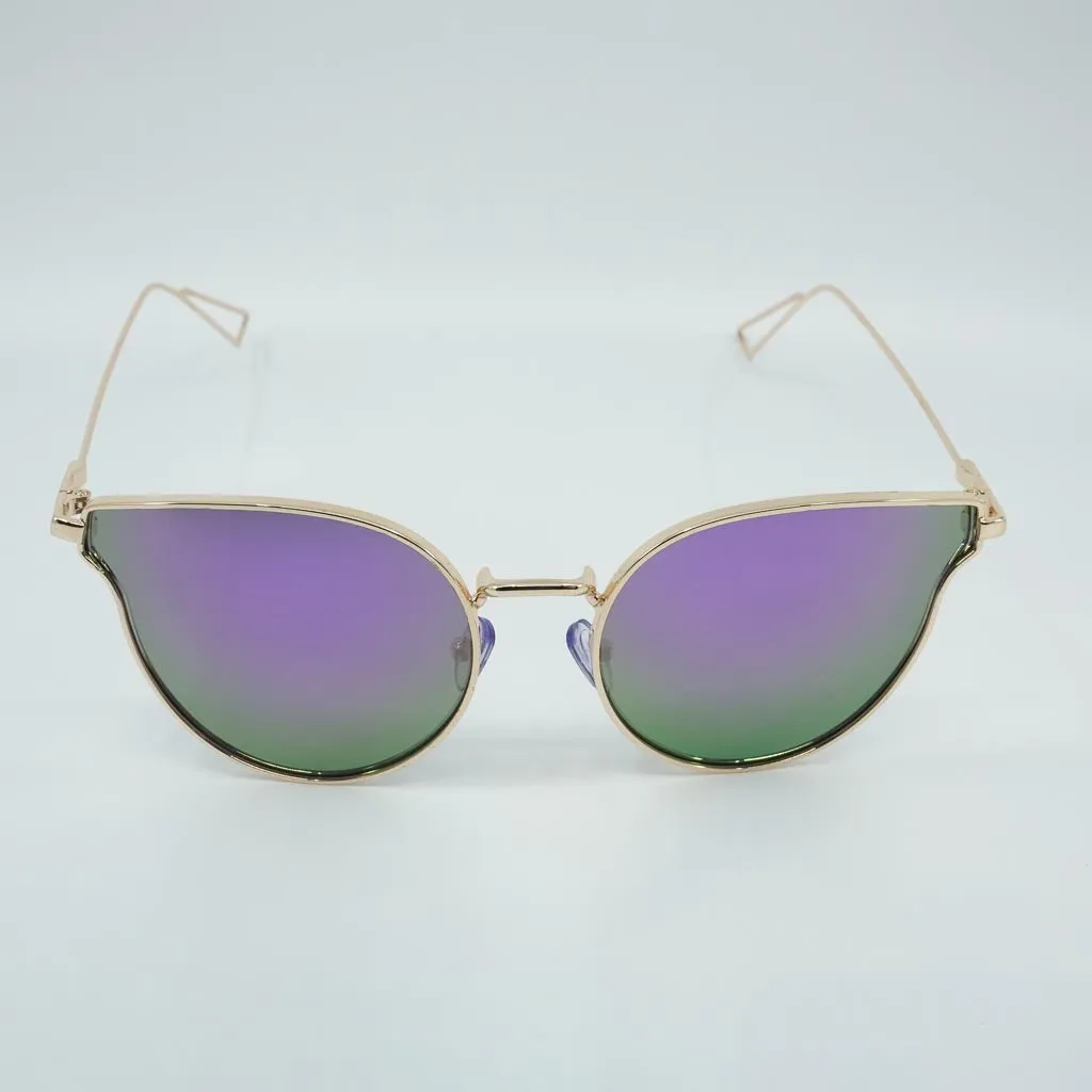 Maxwell Sexy Wayfarer Mirror Sunglasses