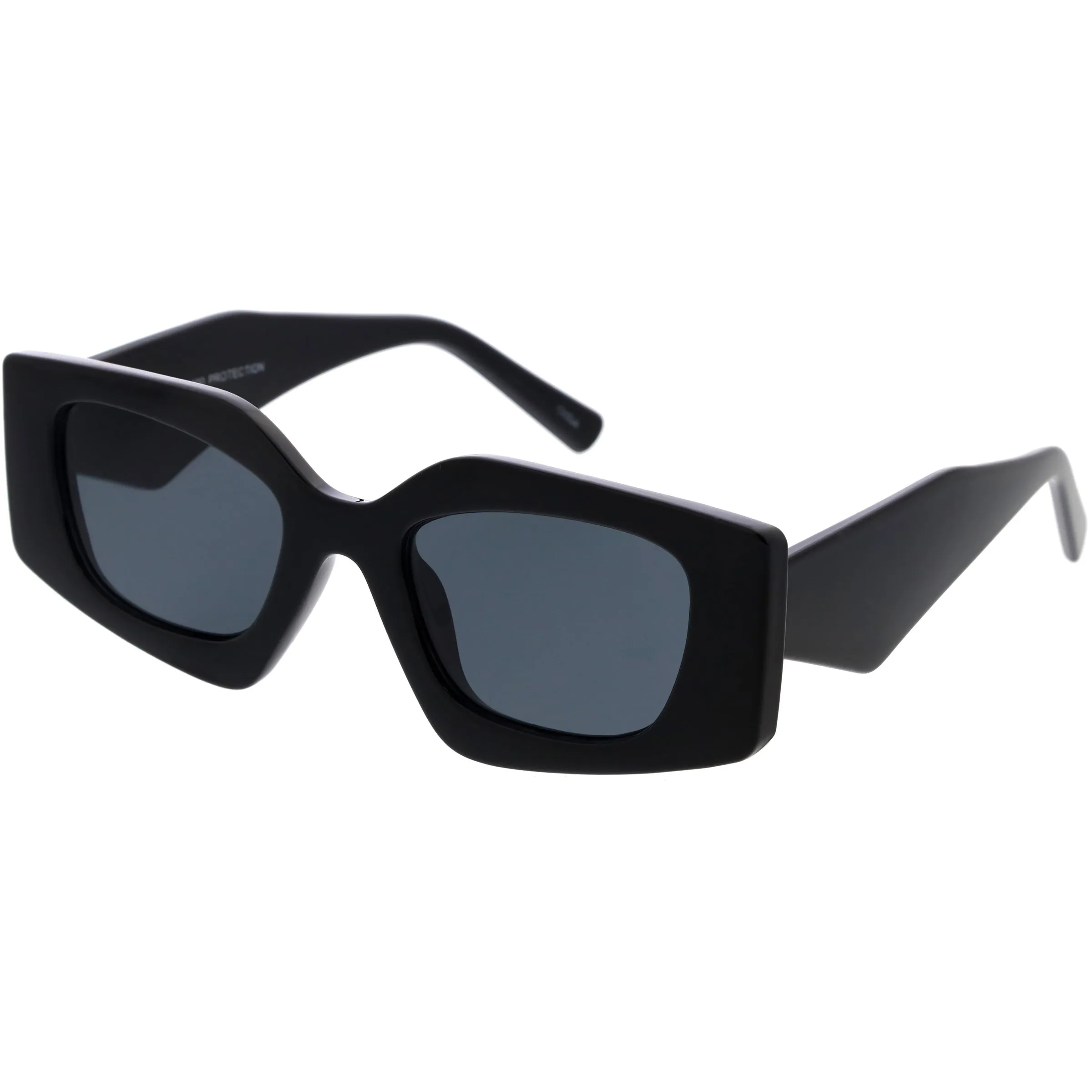 Medium Glam Chic Retro Chunky Square Sunglasses D314