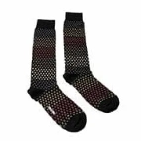 Missoni GM00CMU5237 0004 Black/Tan Knee Length Socks