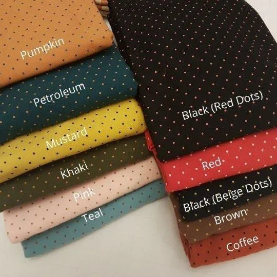 Organic Jersey Knit Swiss Dots GOTS