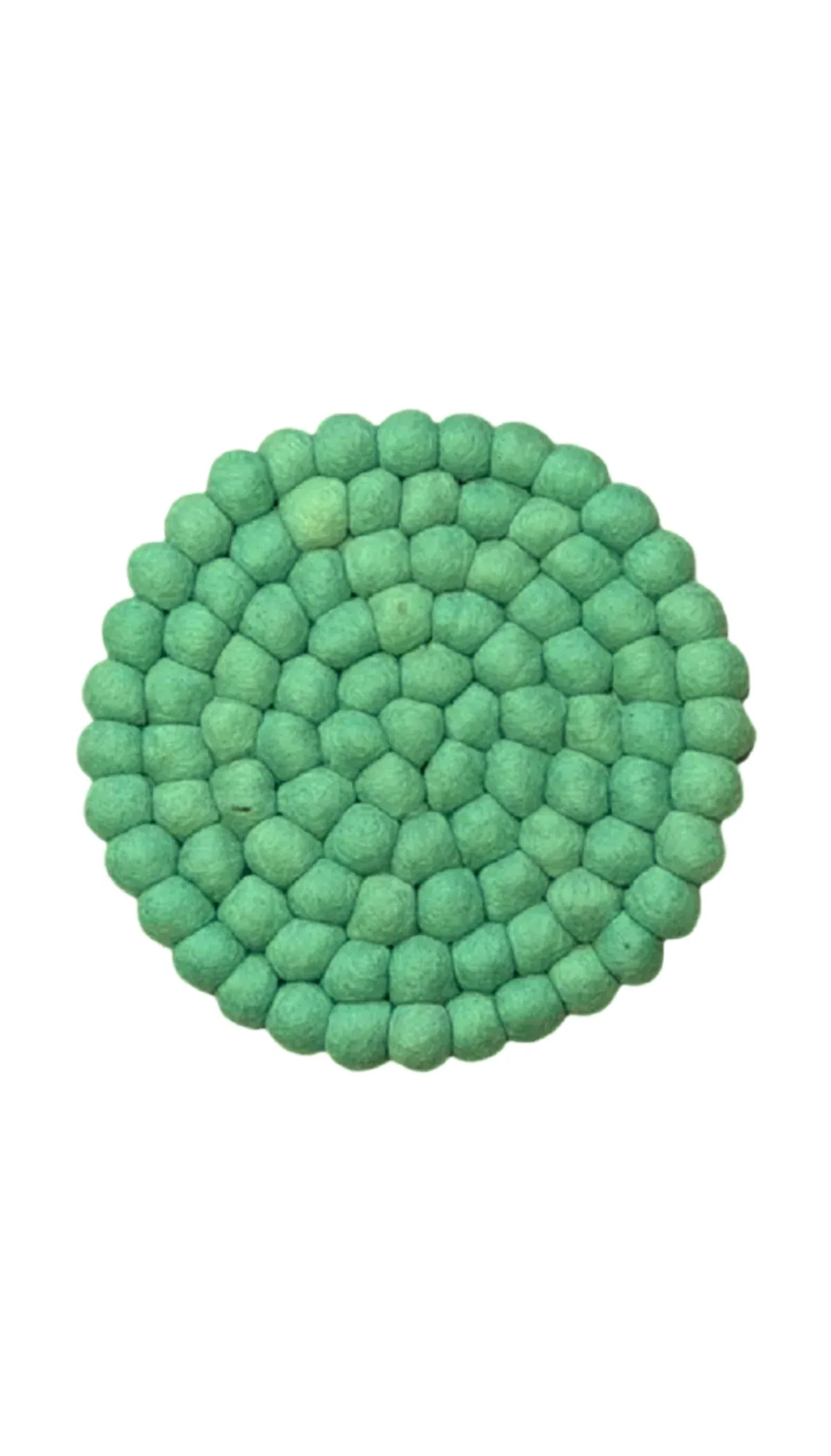 Round Felted Wool Trivet