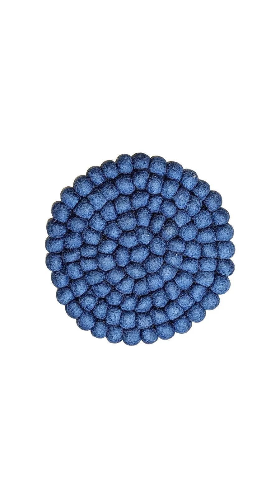 Round Felted Wool Trivet