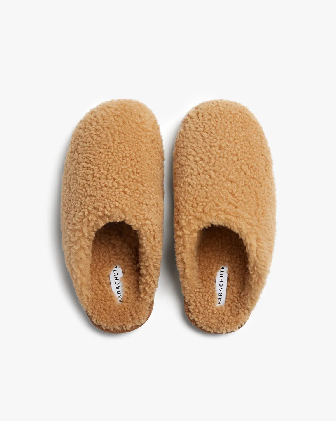 Shearling Wool Clogs (Honey)