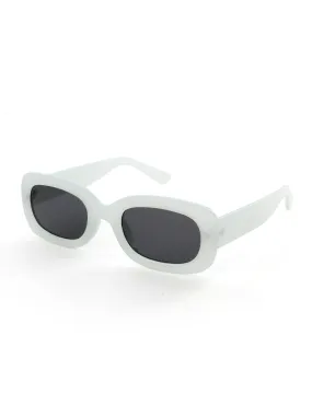 Slim Retro Rectangular Sunglasses