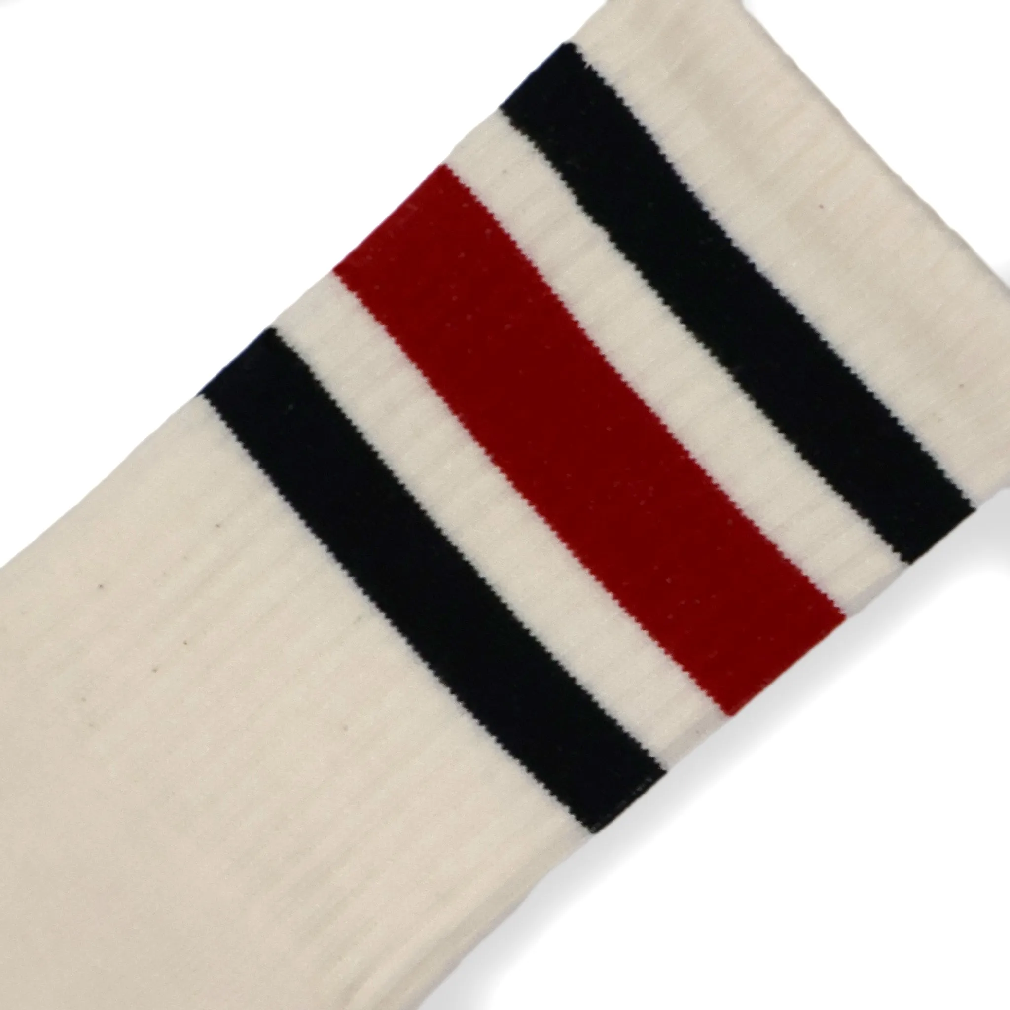 SOCCO Naturals | Black & Red Striped