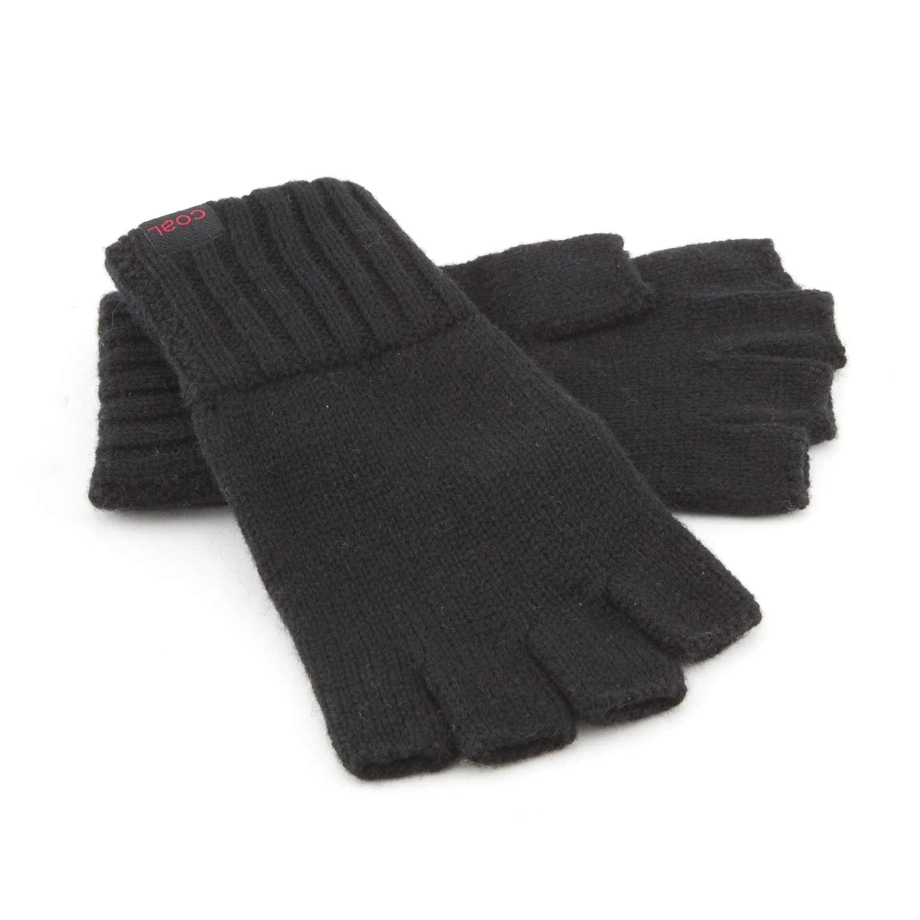 The Harwood Fingerless Glove - Black