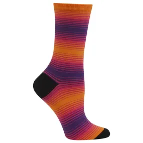Tropical Ombre Stripe Socks (Women's)