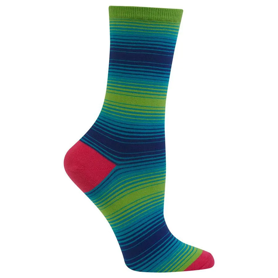 Tropical Ombre Stripe Socks (Women's)