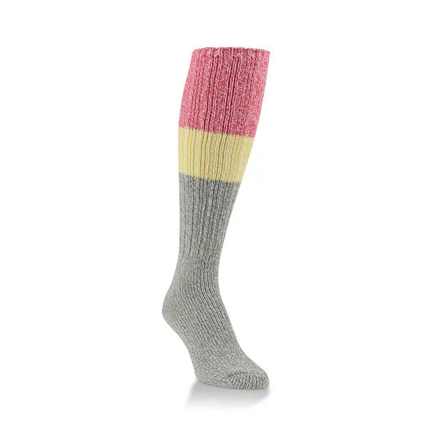 World's Softest Block Ragg Knee High Socks (Women's)