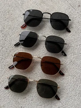 ZOEY HEXAGONAL SUNGLASSES